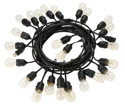 IP65 48ft 24 teste tappano nelle luci della corda della lampadina del LED